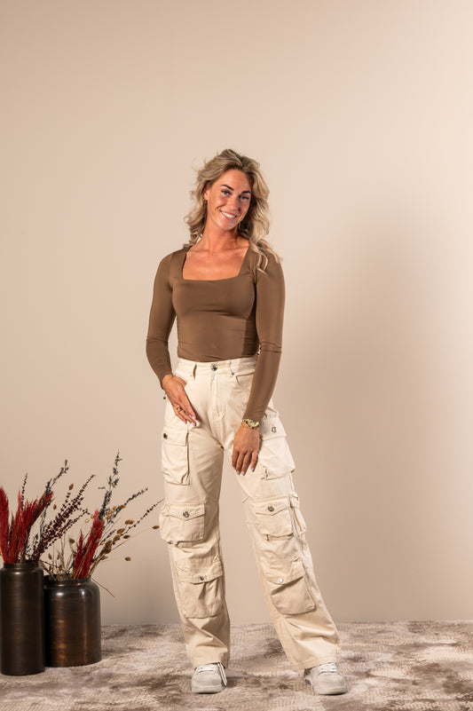 Cargo pants Gail beige